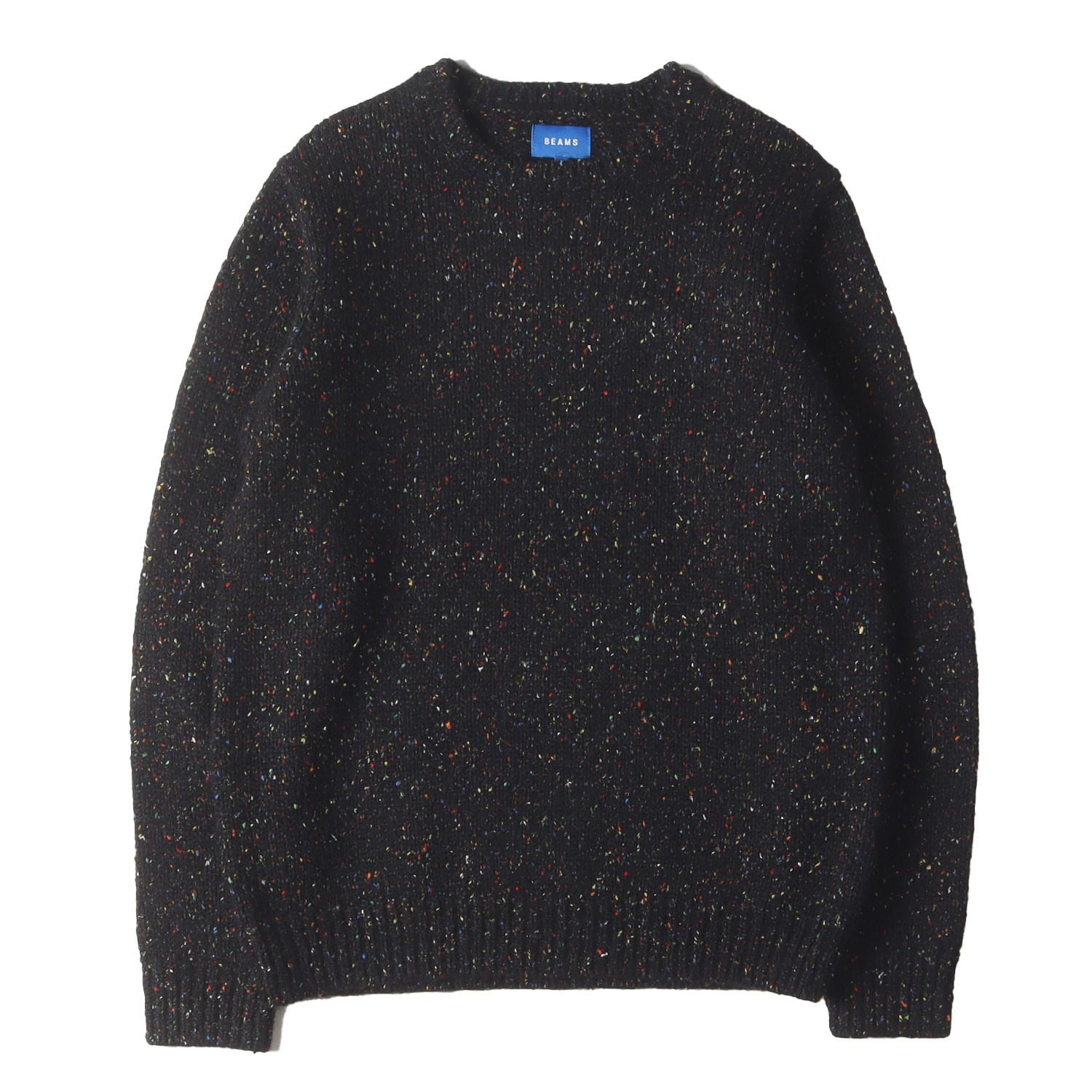 新品】BEAMS ビームス ニット ブラック 黒 サイズ:M | イタリアン 