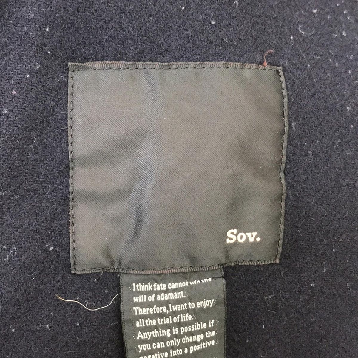 SOV. ソブ ダブル ポンチョ レディース - ネイビー フリル 秋 冬 GULLKHAN_COM