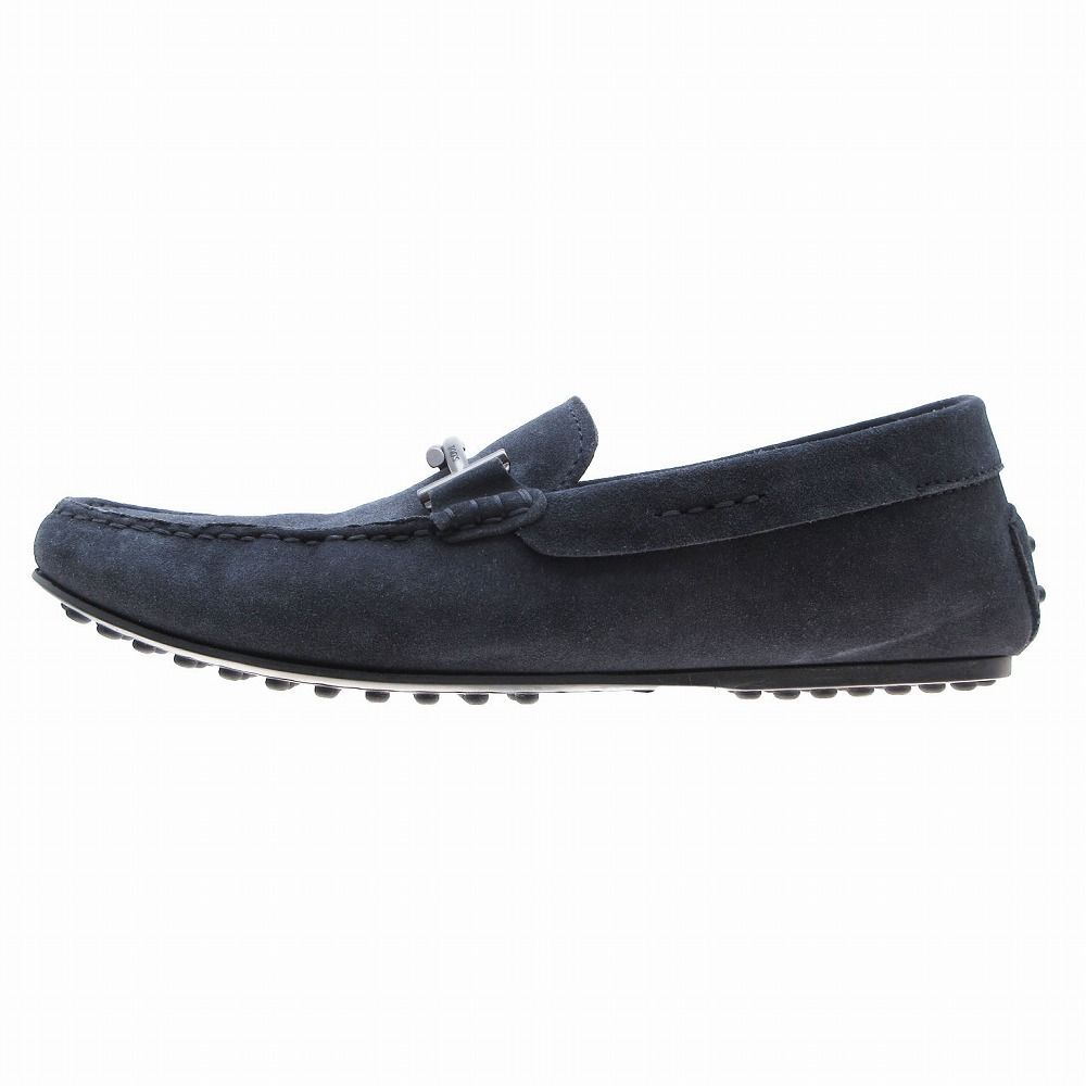 美品 TOD’S トッズ ダブルT スエード ドライビングローファー TODS トッズ ダブルT スエード ローファー スリッポン ドライビング