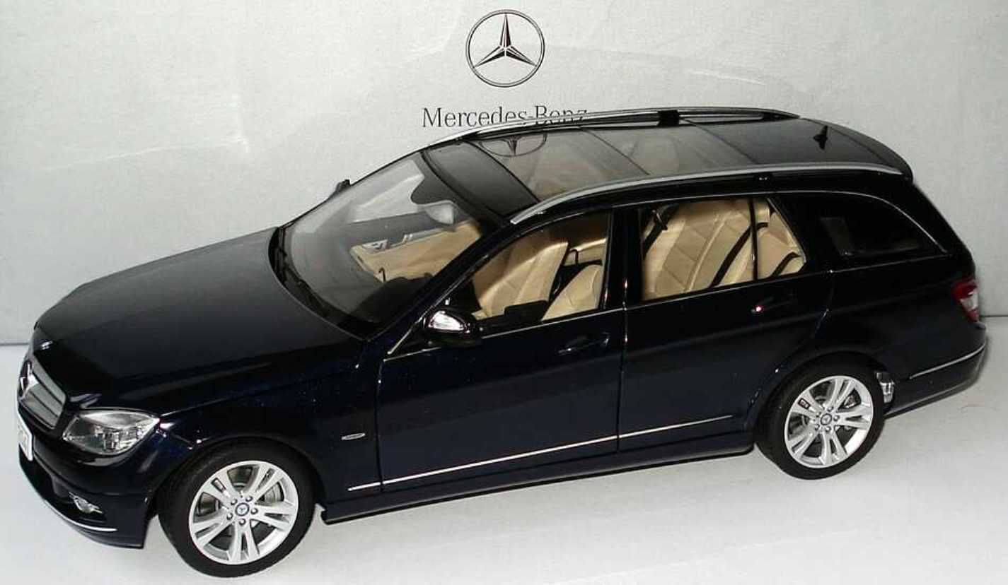 ベンツ特注 オートアート 1/18 メルセデス・ベンツ Cクラス ワゴン MERCEDES-BENZ C-KLASSE T-MODELL S204  TANSANITBLUE 2007 - メルカリ