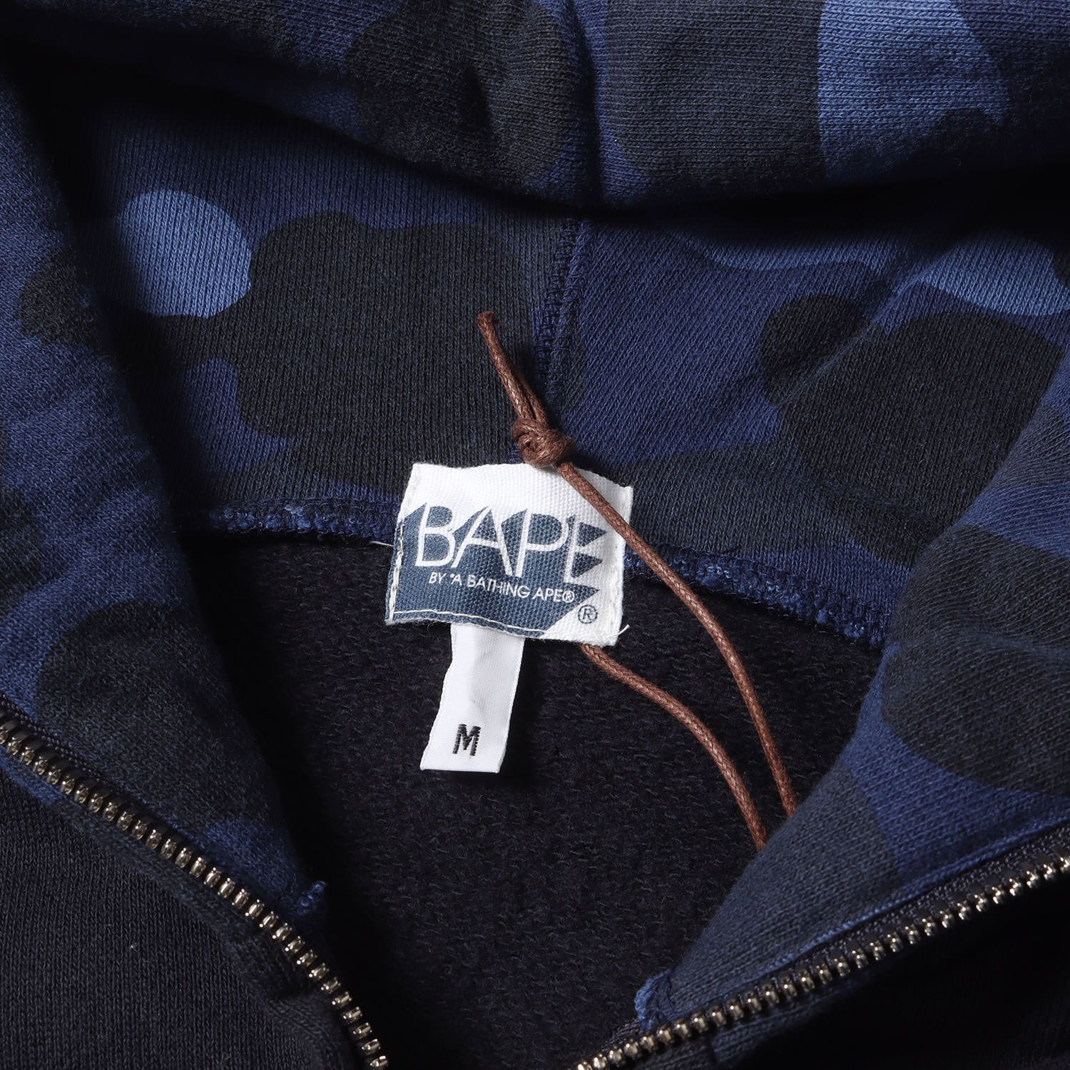【美品】A BATHING APE　スプレッドカラープルオーバースウェット【Ｍ】 新品 A BATHING APE ア ベイシング エイプ パーカー サイズ:L