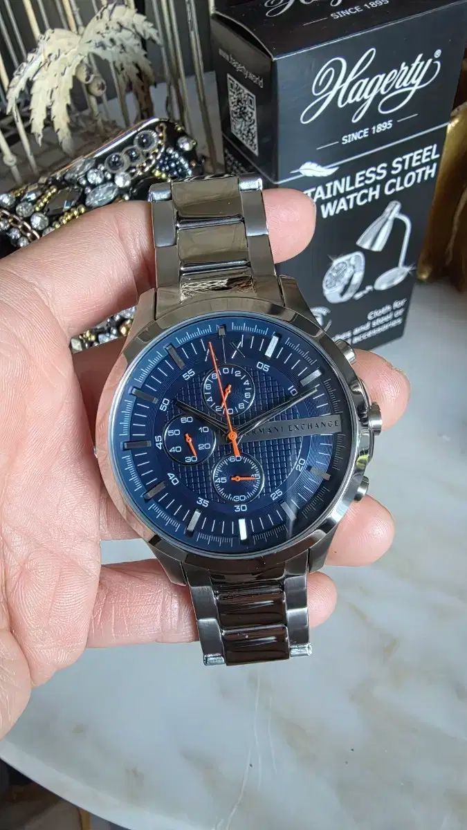 アルマーニ エクスチェンジ メタル 時計 メンズ