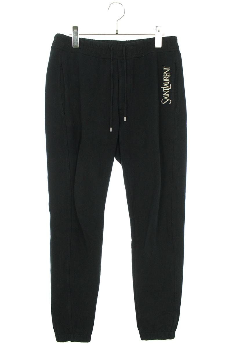 サンローランパリ 23SS 736739 Y36ZO ロゴ刺繍スウェットジョガー