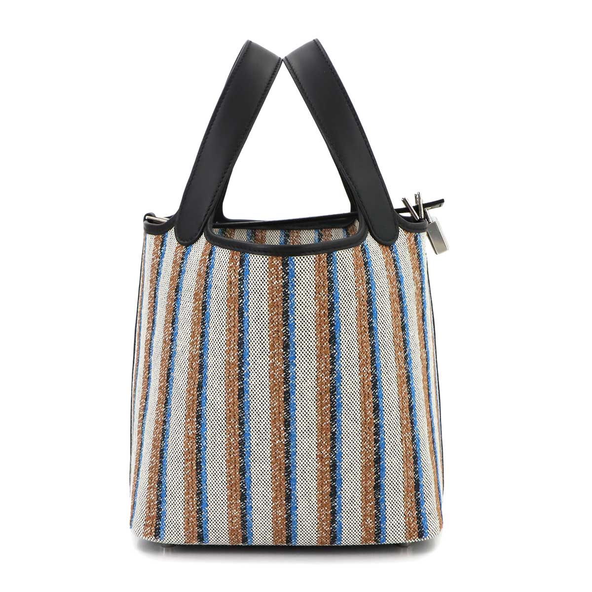 新品 未使用 エルメス バッグ ピコタンロック 18 PM クーベルチュール トワルアッシュ スイフト レディース 90296076 【中古】ブランド 新品 未使用 エルメス HERMES ピコタンロック 18 PM クーベルチュール