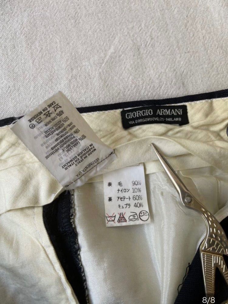 イタリア製 80s 90s GIORGIO ARMANI ウール ギャバジン