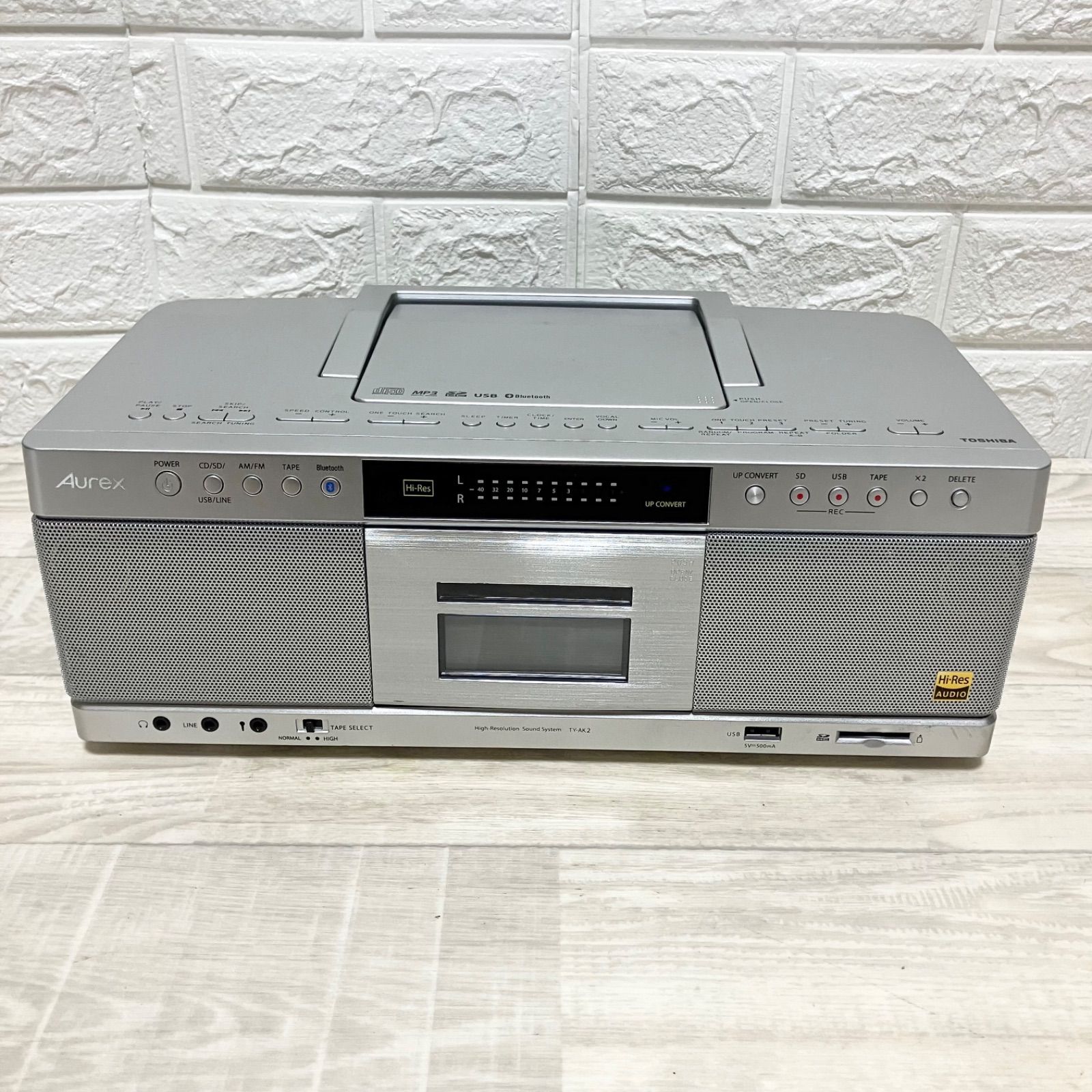 TOSHIBA 東芝 ハイレゾ TY-AK2 SD USB CDカセットレコーダー