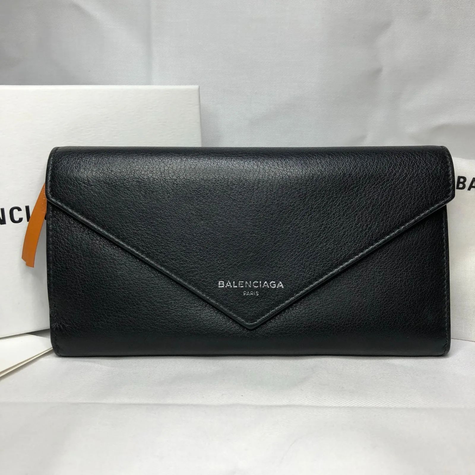 BALENCIAGA バレンシアガ 長財布 ブラック レザー 未使用品 新品