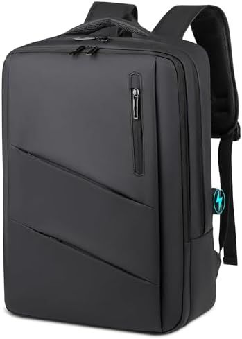SUNOGE リュック ビジネスリュック バックパック リュックサック 大容量 3way マチ拡張 17インチ PCラップトップバック 多機能 USB充電ポート 盗難防止 防水 撥水加工 耐衝撃 通勤 出張 旅行 通学 メンズ 人気