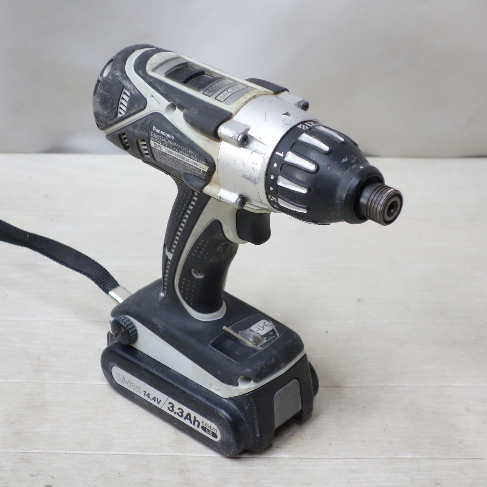 Panasonic　14.4V充電ドリルドライバー「EZ7441」中古動作品セット　3.3Ａ電池１個付 中古品Panasonic 14.4V充電式ドリルドライバ EZ7441 バッテリ一個