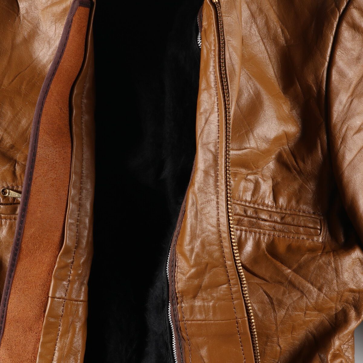 古着 60~70年代 Brooks Leather Sportswear シングルライダース  