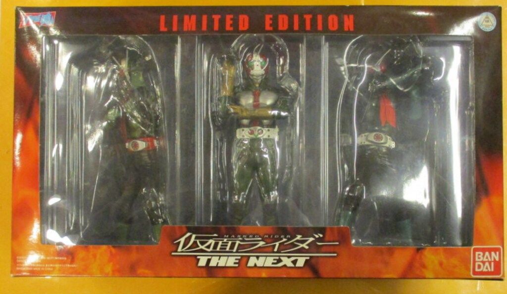 バンダイ ソフビ魂 仮面ライダー THE NEXT 1号 2号 V3 ソフビ魂 仮面ライダー THE NEXT LIMITED EDITION | 1号・2号