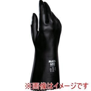 2営業日で発送 MAPA 耐薬品ブチルゴム手袋 BUTOFLEX650 Lサイズ 34650009 7354