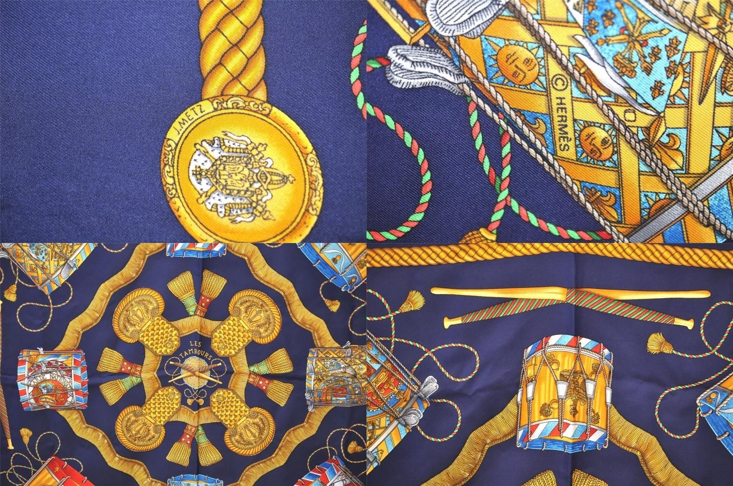 Hermes エルメス カレ 90 LES TAMBOURES スカーフ 楽天市場】エルメス HERMES スカーフ カレ90 LES TAMBOURS