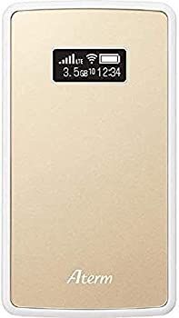 【中古】「非常に良い」NECプラットフォームズ Aterm モバイルルーター MP02LN CW シャンパンゴールド PA-MP02LN-CW