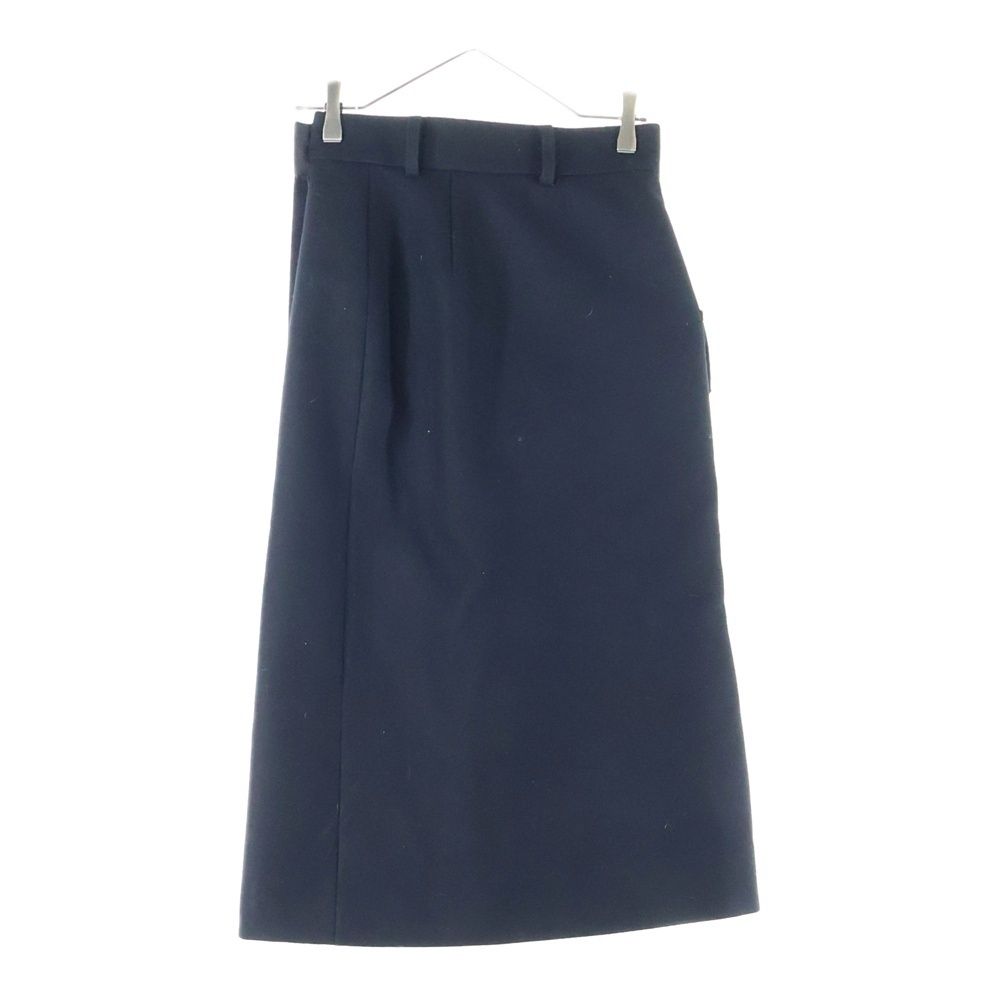 Sacai サカイ 22AW ジップアップ ウールストレートスカート ブラック レディース 22-06388