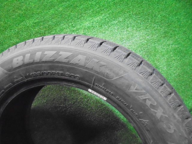 【激安通販】 5FM603 R1 バリ山 製 195 60R17 ブリヂストン ブリザックVRX3 17インチスタッドレスタイヤ2本セット