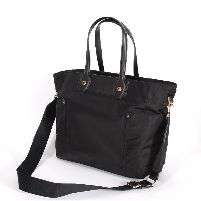 美品✨ MARC JACOBS マザーズバッグ 2way 大容量 収納多数 黒 マークジェイコブス MARC JACOBS 2WAY ナイロン ベビー バッグ