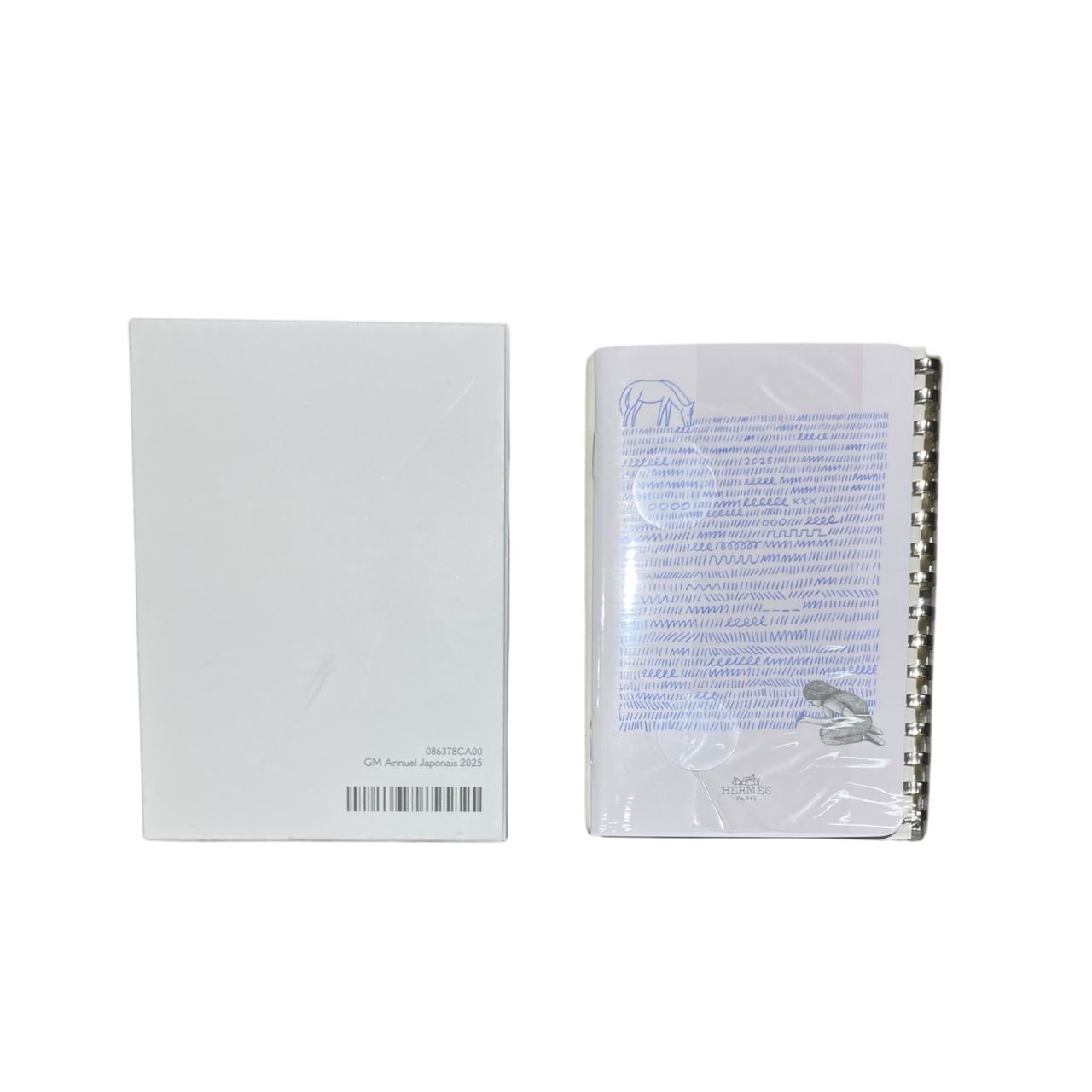 『未使用品』HERMES エルメス 手帳カレンダー レフィル 2025年 未使用品』HERMES エルメス 手帳カレンダー レフィル 2025年