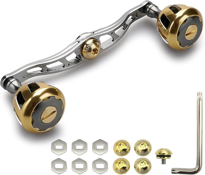 HEIGHTEN 130/120mm リール ハンドル 32mmノブ搭載 シマノ ダイワ アブ