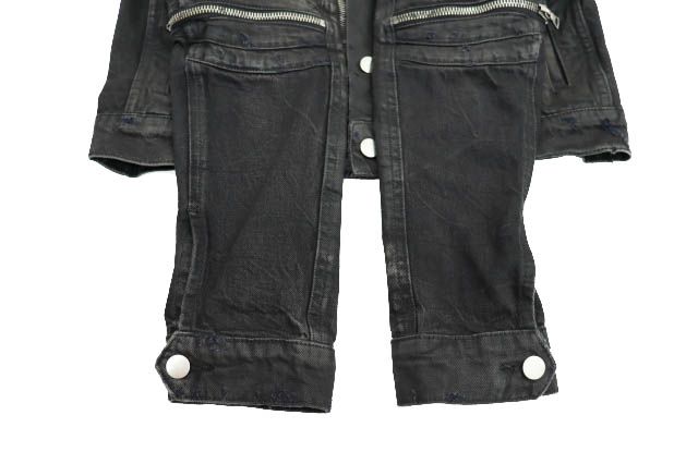 アミリ AMIRI MX2 Damage Biker Denim Jacket ダメージ 加工 バイカー 