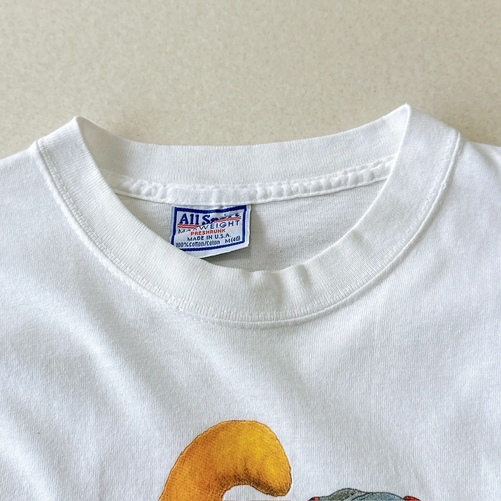 90s USA製 ALL SPORT ボブハリソン アニマル プリントTシャツ 猫 All