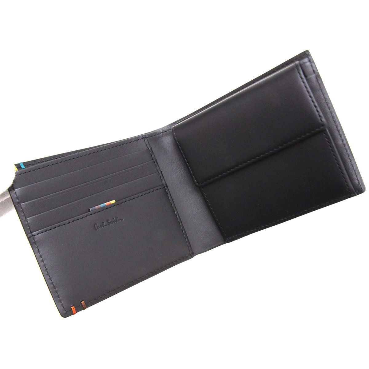 PAUL SMITH ポールスミス 二つ折り 財布【送料0/国内即発】 ポールスミス ハイライトステッチ 二つ折り財布 813006 P854