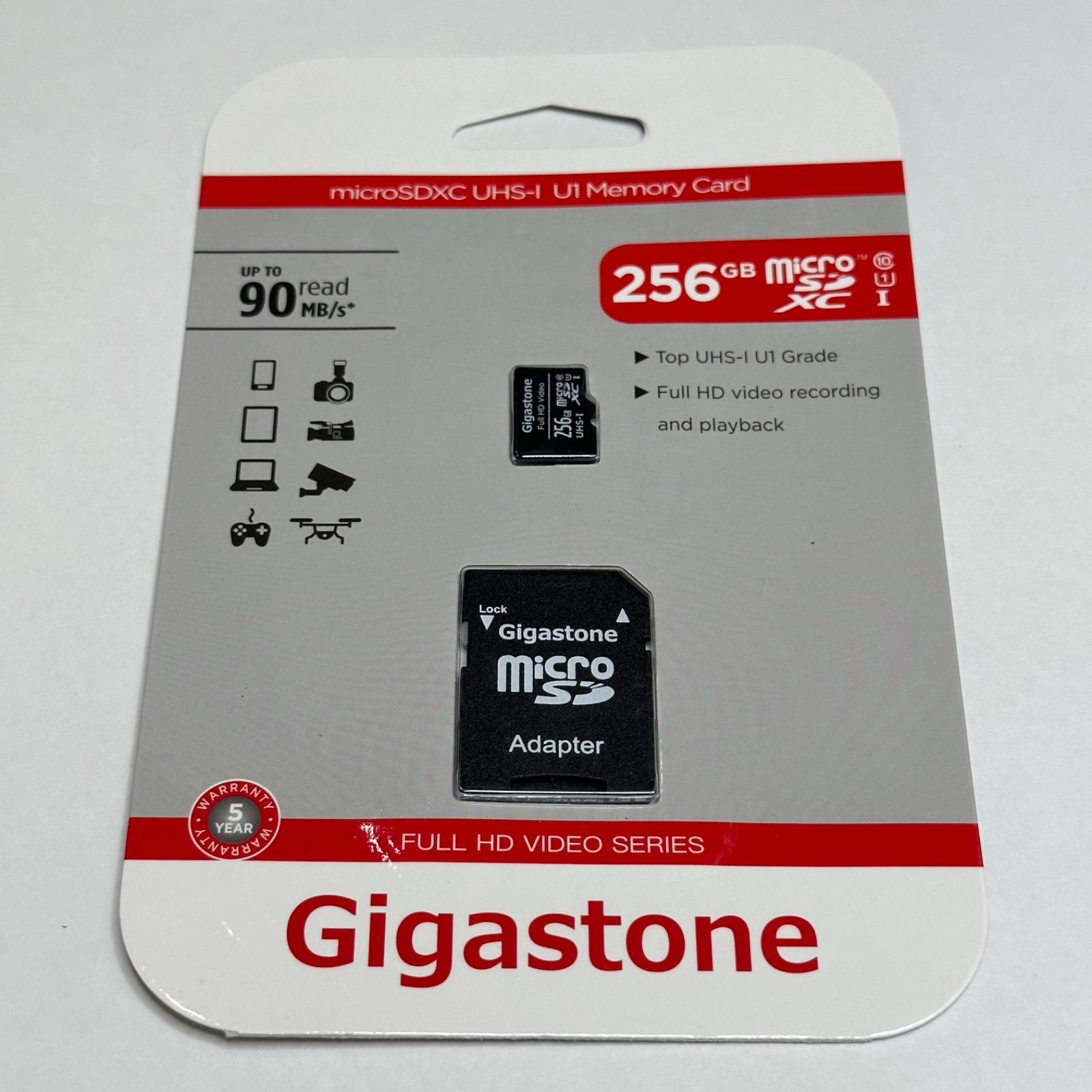 Gigastone マイクロSDカード 256GB switch対応