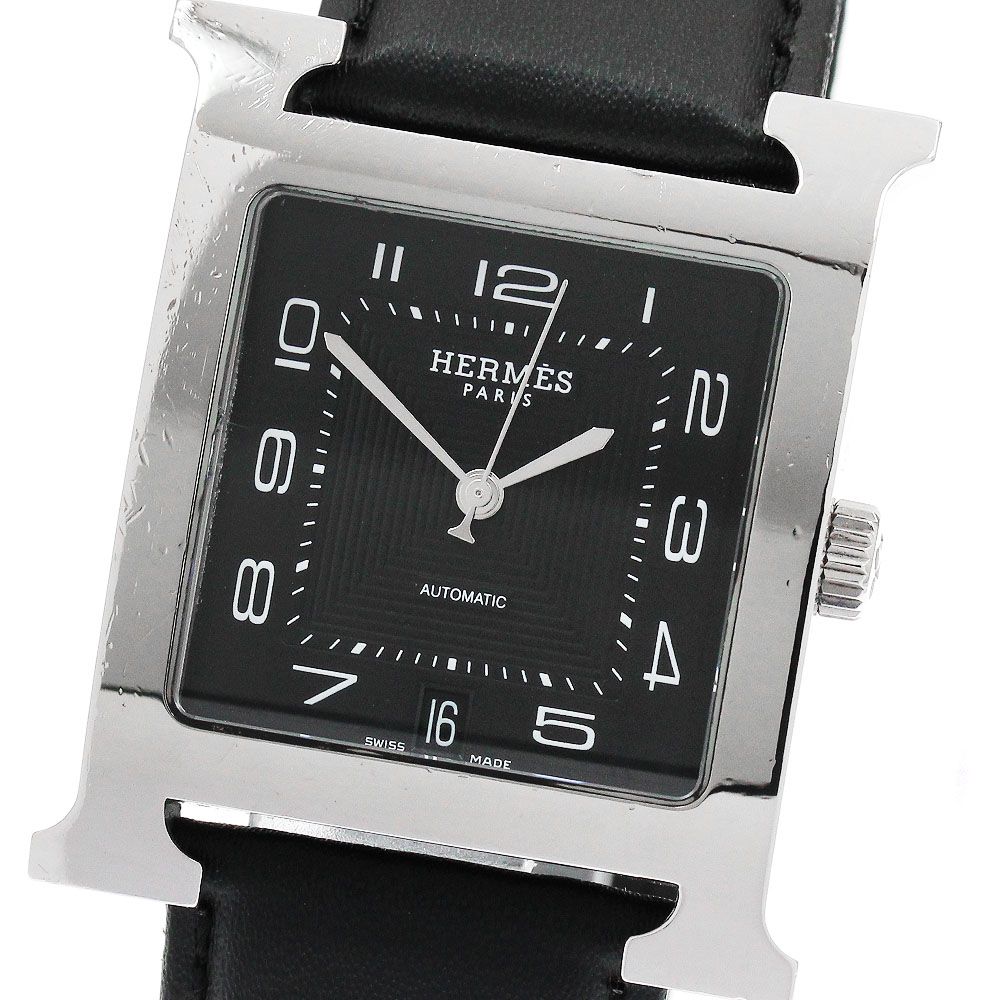 エルメス HERMES HH2.810 Hウォッチ デイト 自動巻き メンズ_891894