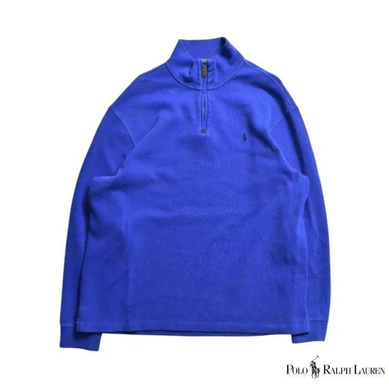ポロ Ralph Lauren(ラルフローレン) コバルト 青 ハーフジップ ニット セーター セーター T034