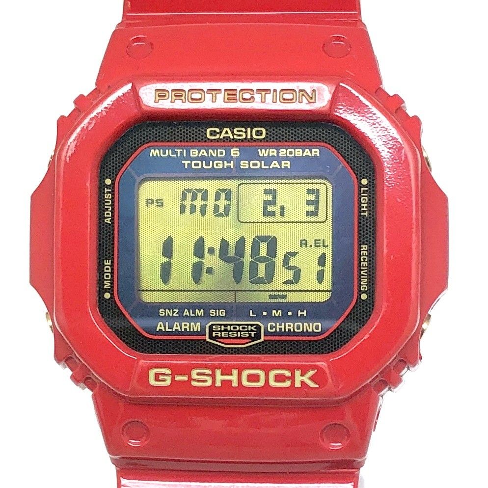 G-SHOCK ジーショック GW-M5630A-4 30周年記念限定 ライジングレッド 電波ソーラー 光沢レッド ゴールドIP 2012年9月発売