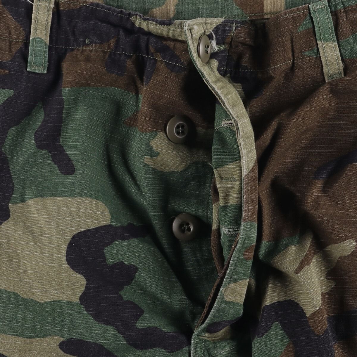 80s 米軍実物　L カーゴパンツ　ミリタリー　ウッドランドカモ　カモフラ　迷彩 デッドストック☆80s 米軍 U.S.ARMY ウッドランドカモ カーゴ