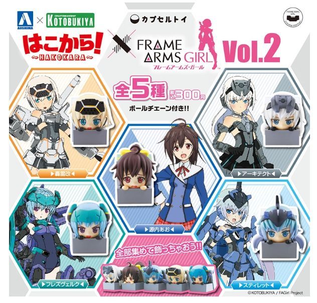 はこから!～HAKOKARA～フレームアームズ ガールvol.2 X１袋 ５０個入