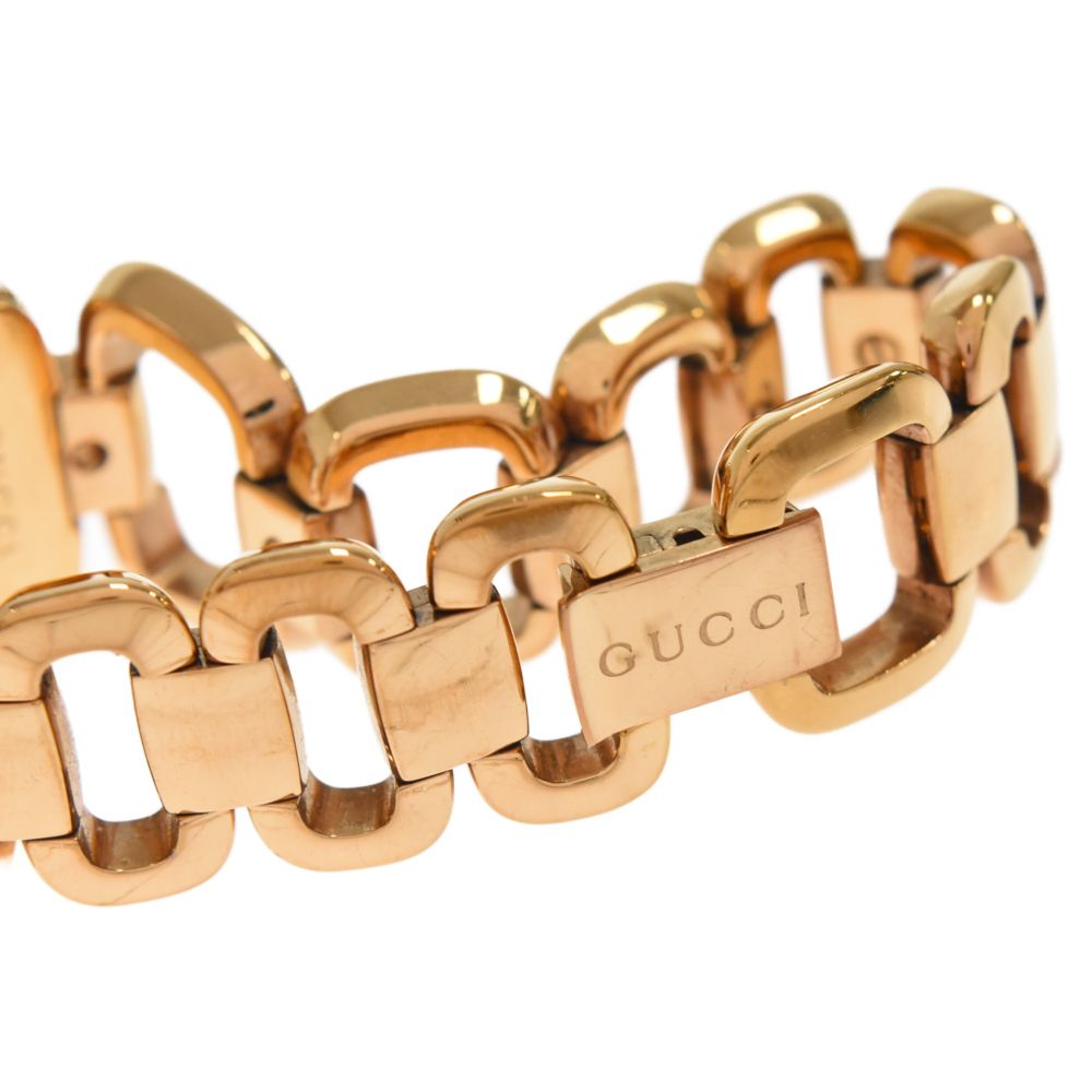 美品　GUCCI Gグッチ 3Pダイヤ 125.5 シェル クオーツ GUCCI/グッチ】 125.5 シェル ダイヤ3P 腕時計 ステンレス
