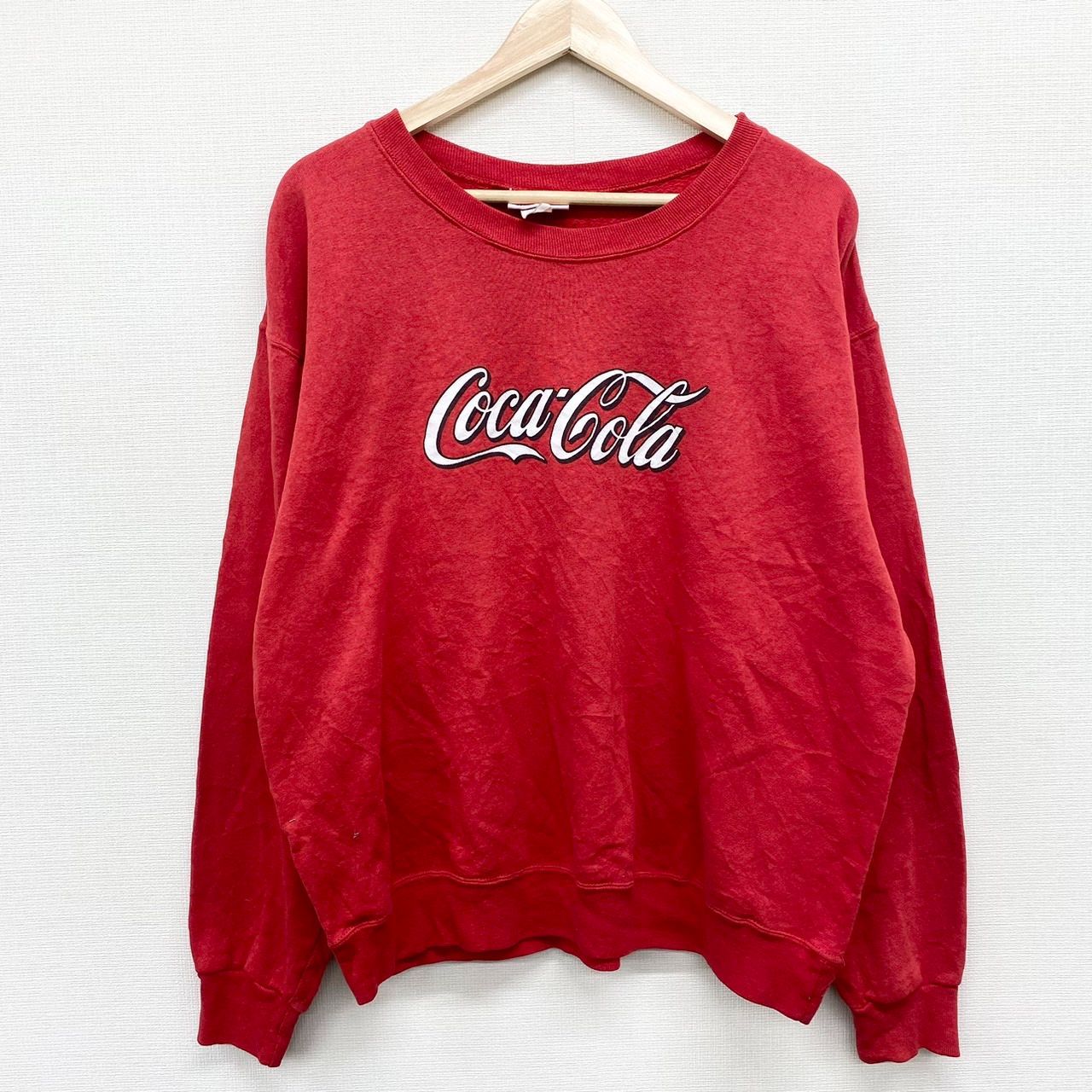 Coca Cola USA製 コカコーラ スエット 赤 YOUTH XL
