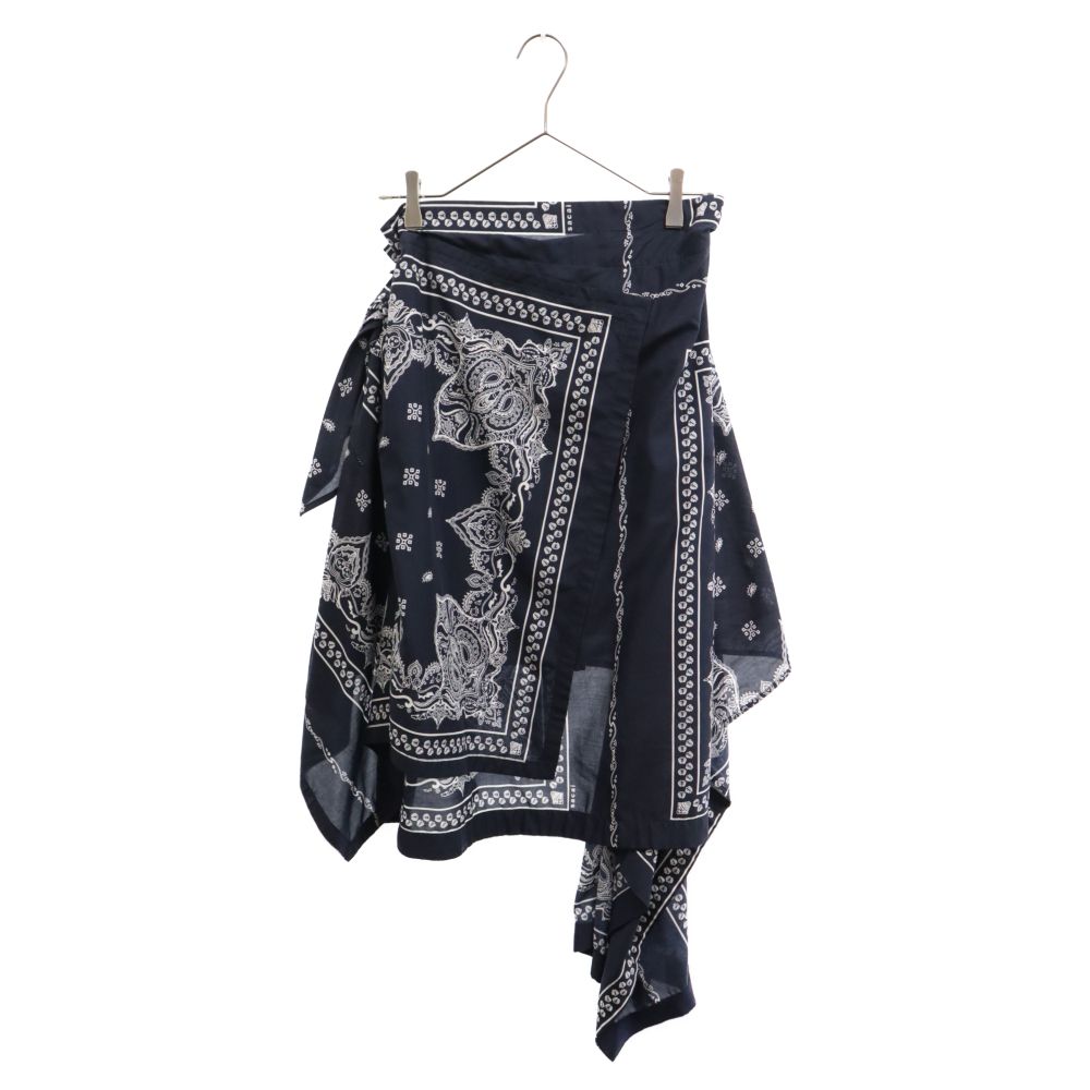 Sacai (サカイ) 19SS Bandana Skirt アシンメトリー バンダナ