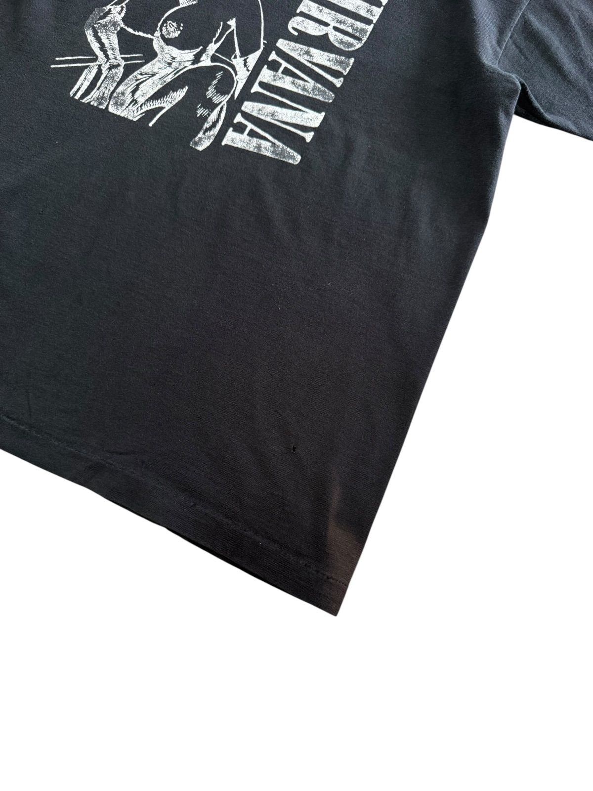 90s Nirvana Stripper T-shirt (L) ニルバーナ ビンテージTシャツ 