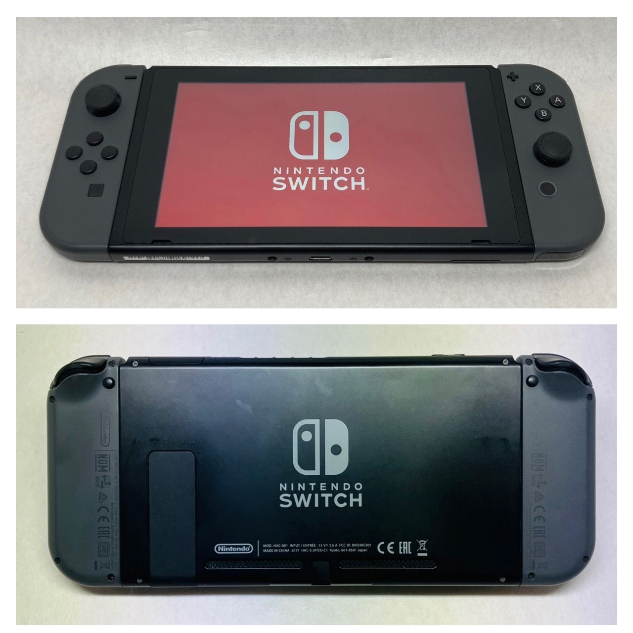 【特別送料無料！】 任天堂 スイッチ 初期型 グレー 本体セット ニンテンドー Nintendo Switch