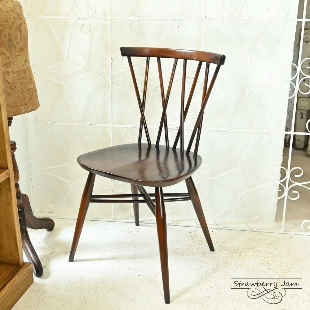 L3705-297-2 英国ヴィンテージ ERCOL ボウバックチェア 北欧 L3705-297