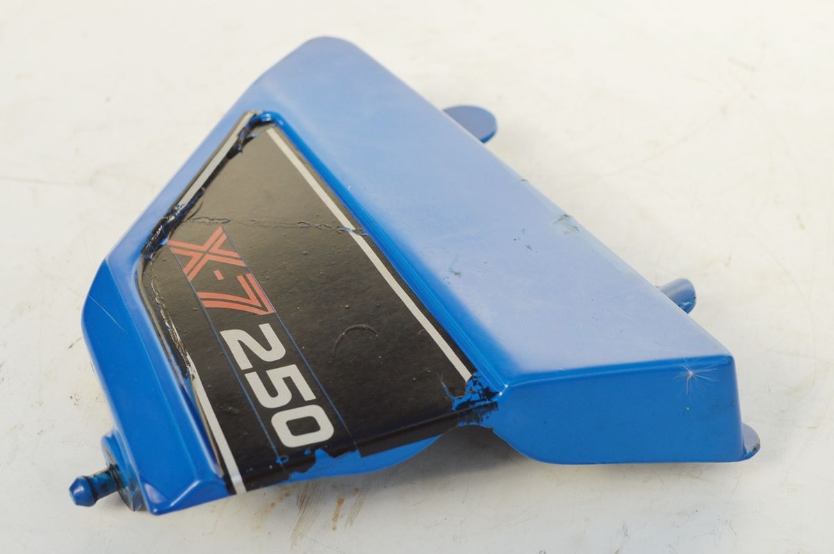 SUZUKI RG250E / X7 サイドカバー右　中古品　当時物　純正品　RG250　GT250/2 スズキ SUZUKI RG250E / X7スズキ サイドカバー右 中古品 当時物 純正品 RG250