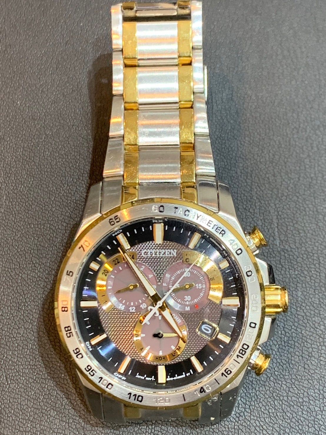 CITIZEN アテッサ エコドライブ クロノグラフE610-S104840 楽天市場】◇ミウラ◇シチズン クロノグラフ エコドライブ E610