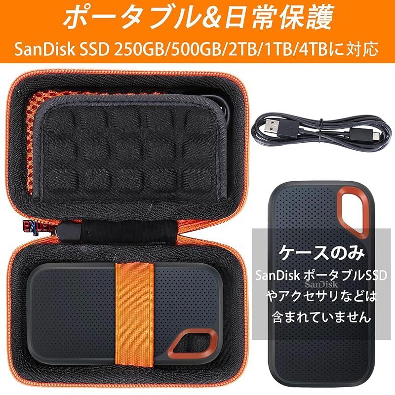 正規品質保証】 サンディスク SanDisk SSD 2TB 外付け USB3.2Gen2 読出 