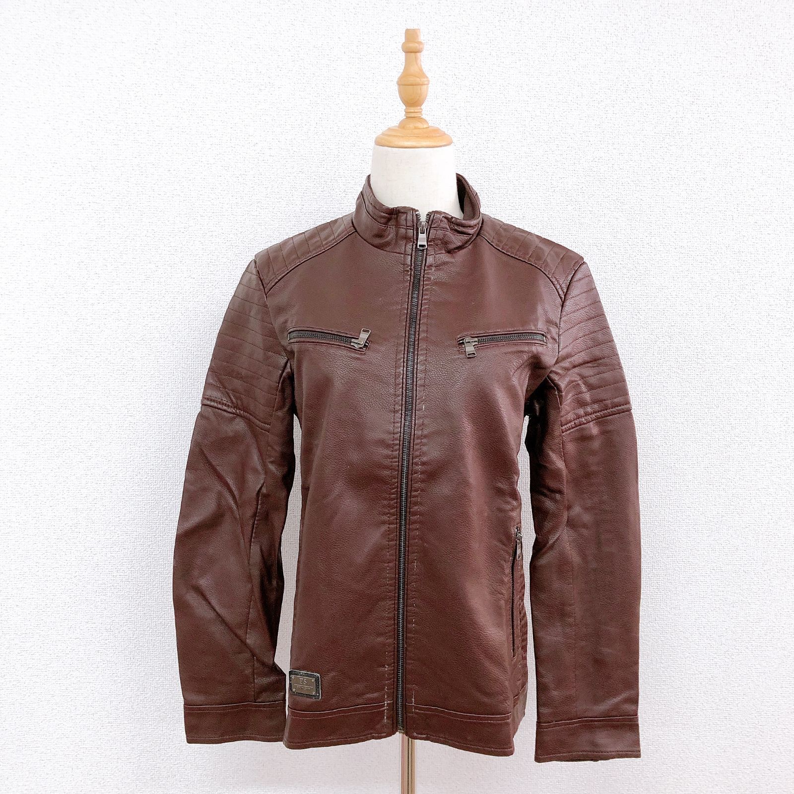 HYOD レザージャケット Lサイズ ブラウン HYOD 秋冬 バイクジャケット