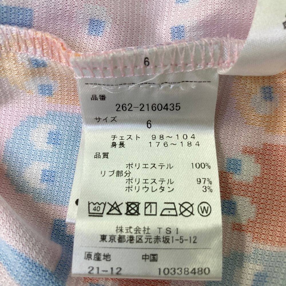 サイズ：6 JACK BUNNY ジャックバニー ×PAC-MAN 半袖ポロシャツ 総柄