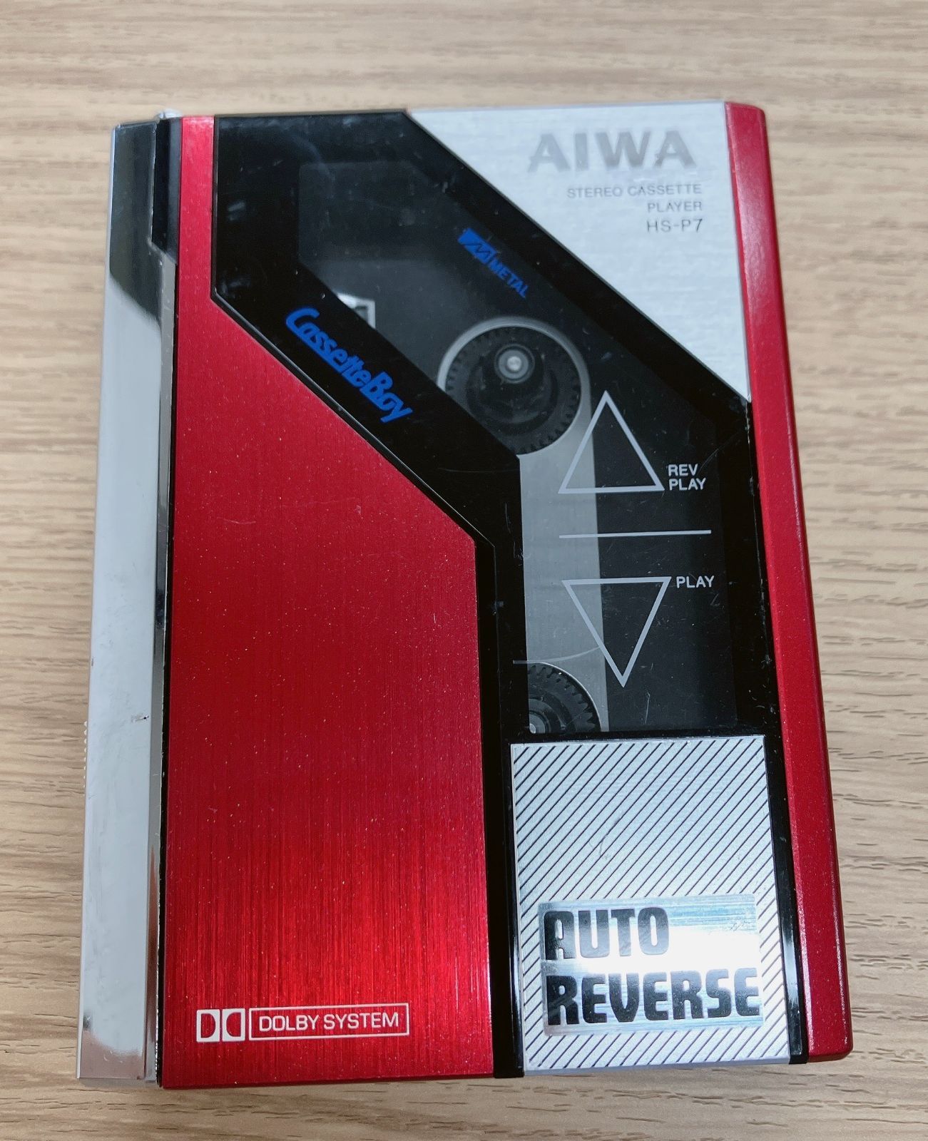 ラッピング無料】 AIWA「CassetteBoy」HS-P7