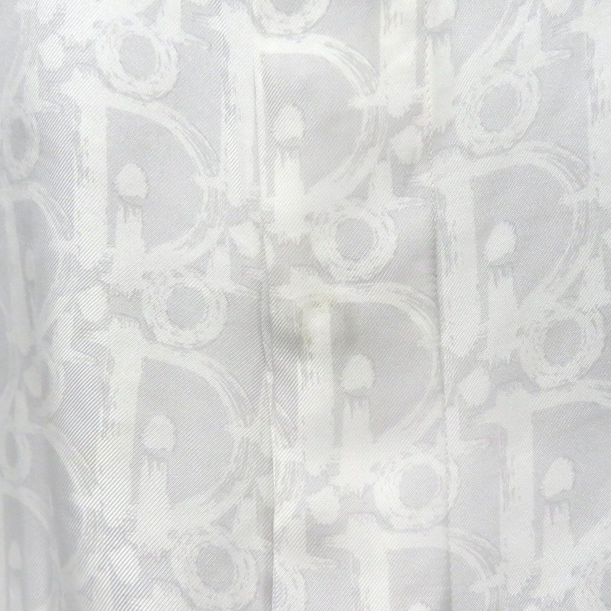 ディオール オブリーク シルク 長袖シャツ 013C502A5141 メンズ グレー系 Dior【中古】 【アパレル・小物】