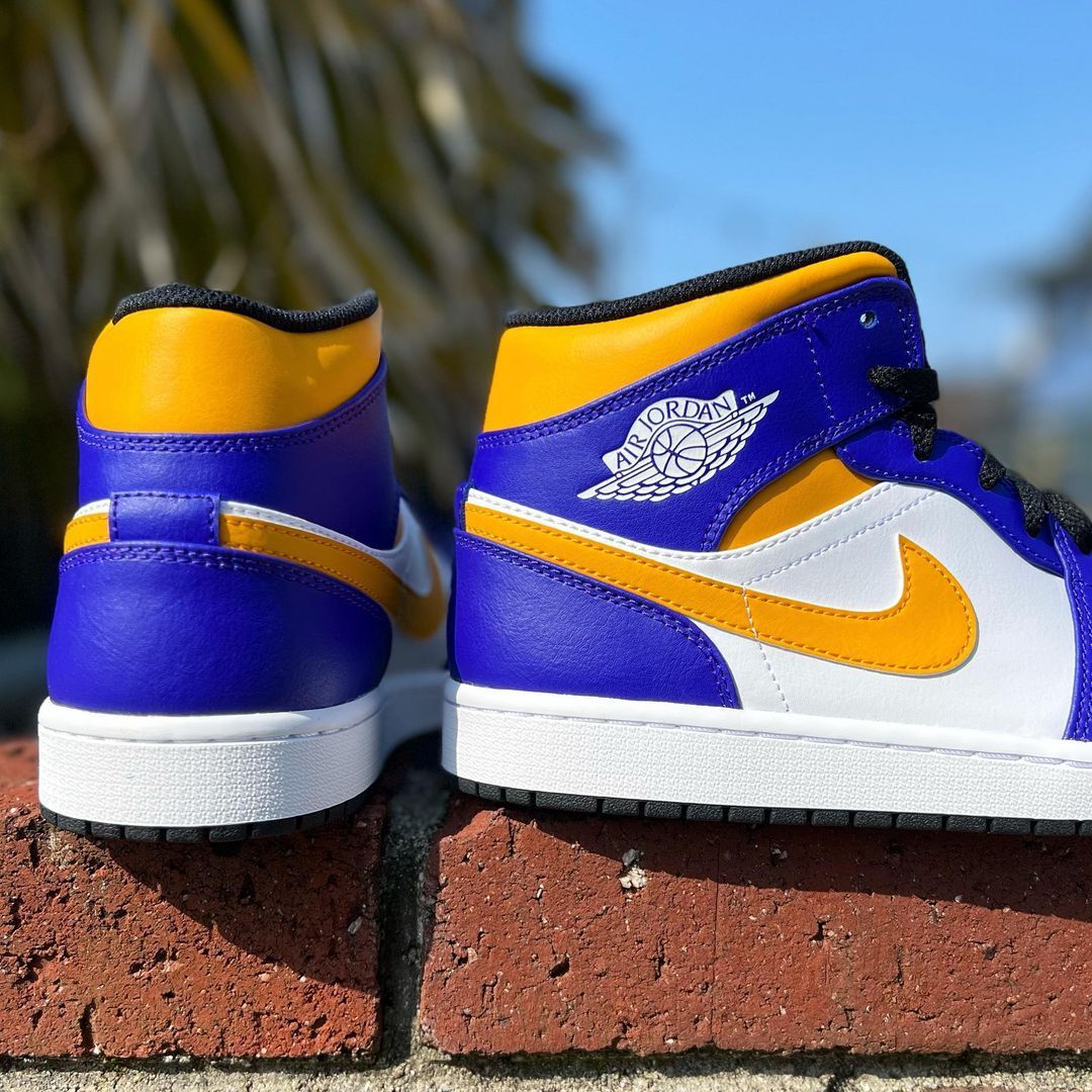 AIR JORDAN 1 MID 'LAKERS' エア ジョーダン 1 ミッド AIR JORDAN 1 MID 'LAKERS' エア ジョーダン 1 ミッド