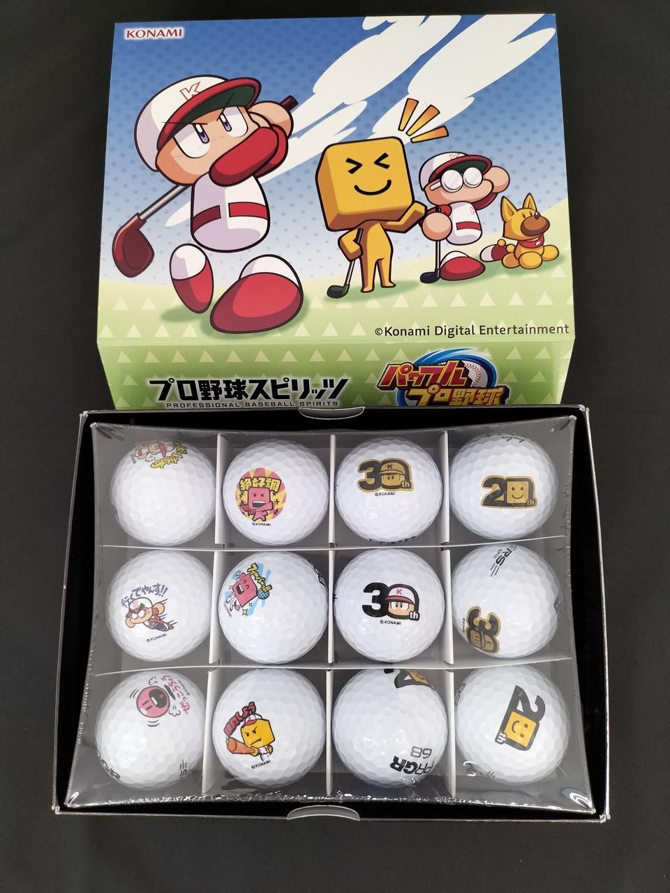 I ゴルフボール パワプロ30周年＆プロスピ20周年記念 I ゴルフボール パワプロ30周年＆プロスピ20周年記念