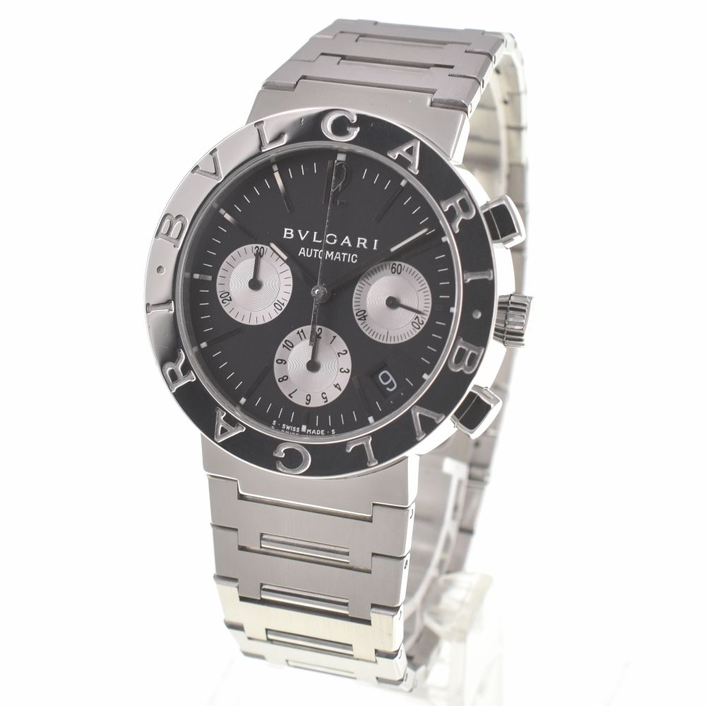 トケマー:2023年12月OH・仕上済 希少シルバー文字盤 BVLGARI