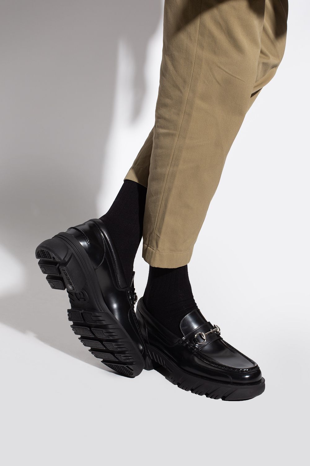 良品】GUCCI グッチ ホースビット ローファー 8 1/2 658822 良品】GUCCI グッチ ホースビット ローファー 8 1/2 658822