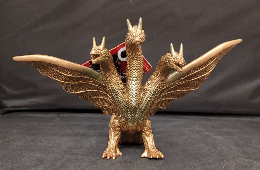 USJ限定、完全新規ソフビのキングギドラ（ゴジラ対エヴァンゲリオン版